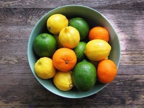 citrusové plody na psoriázu